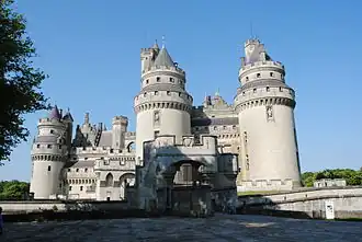 Entrée du château, 2010.