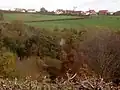 Ruine de la tour du château de Rochefort maintenant (2021).