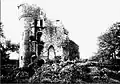Les ruines du château de Rustephan à Nizon au début du XXe siècle.