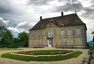 La façade ouest.