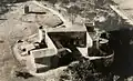 Château, vue aérienne.