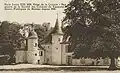 Le château du Carrefour, siège de la colonie Rey, vers 1932 (carte postale).
