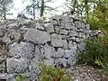 Ruines du château médiéval de Montréal.