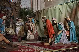 L'adoration des mages.
