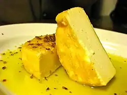 À l'huile d'olive.