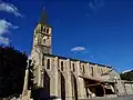 Vue de l'église Sainte-Madeleine de Chénelette.