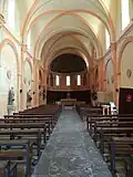 Intérieur de l'église.