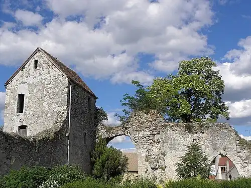 Ruines de l'abbaye.