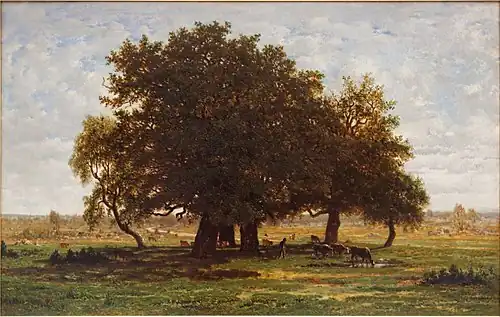 Les chênes d'Apremont (1850-1852), Paris, musée du Louvre.