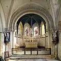 Le chœur de l'église.