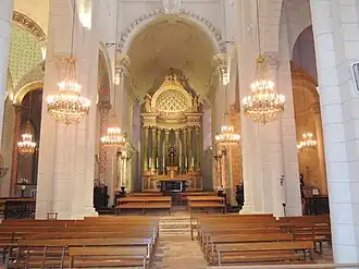 Chœur de l'abbatiale de Saint-Sever rénové.