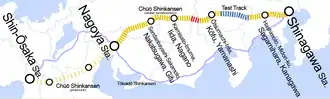 Voir la carte de la ligne.