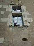 Un détail du pignon nord.
