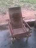 Chaise:produit de l'artisanat local