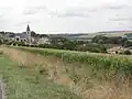 Le village vue de loin.