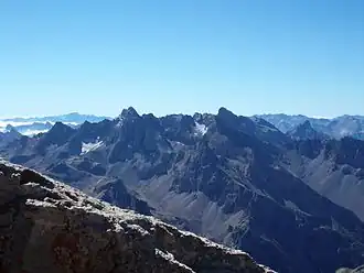 Face Nord, depuis les pics de la Font Sancte