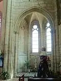 Vue sur la chapelle sud.