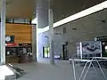 L'intérieur de la gare, photo prise le 16 mai 2011.