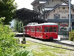 Train en gare.
