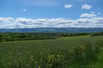 Paysage de la Semine à Clarafond-Arcine.