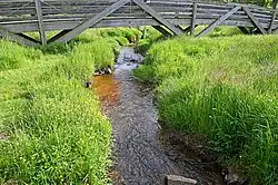 Lit de la rivière