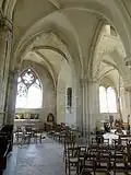 Collatéral nord, vue dans la chapelle d'angle.