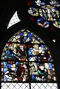 Arbre de Jessé (chapelle d'angle nord-est, fenêtre est).
