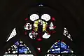 Vierge à l'Enfant et anges (3e&nbsp;travée du collatéral sud).