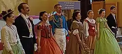 Les 4 couples Champions de France 2024 de Danse historique.