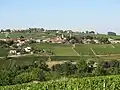 Vue d'ensemble du village de Chânes.