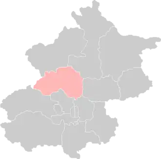 Localisation de Chāngpíng Qū