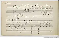 page du manuscrit