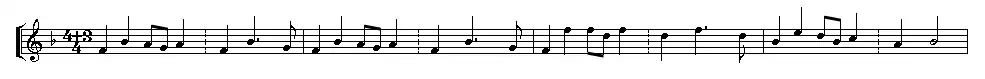 Chant populaire à 7 temps.