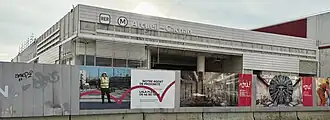 Chantier de la station en février 2025.