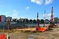 Le chantier de la nouvelle cité judiciaire le 11 octobre 2014.