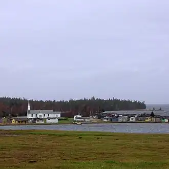 Vue de Chapel Island.