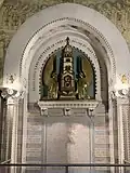 Reliquaire du cœur de Jean-Marie Vianney, dans la chapelle.