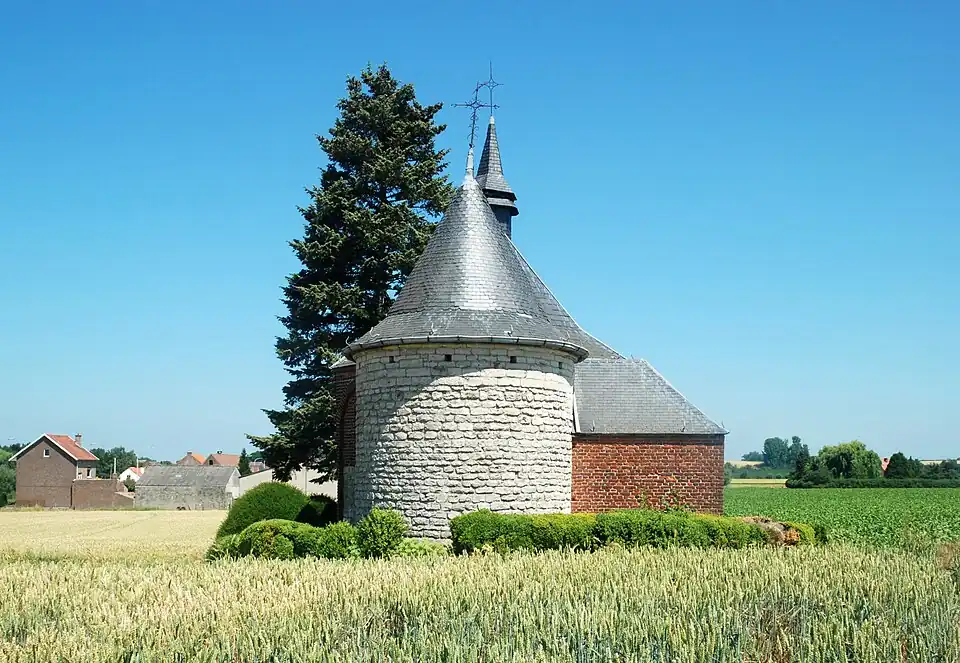 La chapelle vue du sud.