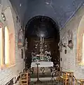 L’intérieur de la chapelle Notre-Dame.