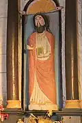 Chapelle Saint-Cado de Nostang : statue de saint Cado.