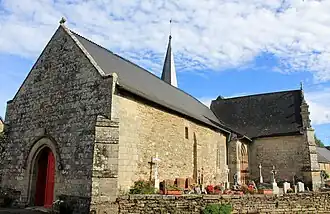 Chapelle Saint-Gobrien : vue extérieure d'ensemble.