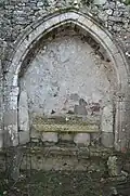 Gisant de la chapelle latérale.