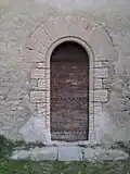 La porte en plein cintre.