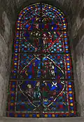 Vitrail de la chapelle Sainte-Geneviève.