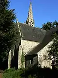 L'extérieur de la chapelle