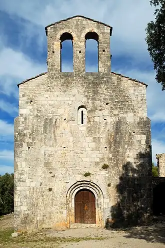 La chapelle Saint-Étienne à Issensac.