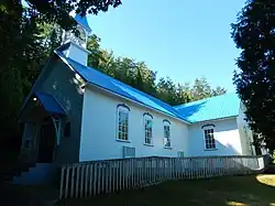 La chapelle Notre-Dame-des-Murailles à Saint-Fabien-sur-Mer en août 2017.