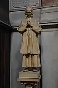 Statue du curé d'Ars.