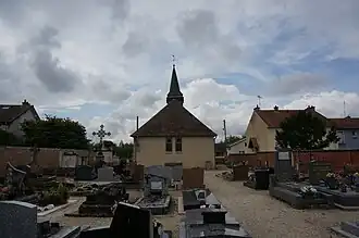 Vue du cimetière.