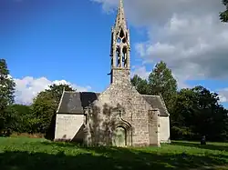 Façade occidentale de la chapelle.